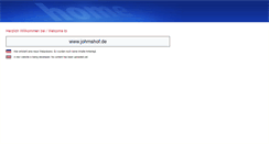 Desktop Screenshot of johmshof.de