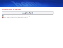 Tablet Screenshot of johmshof.de